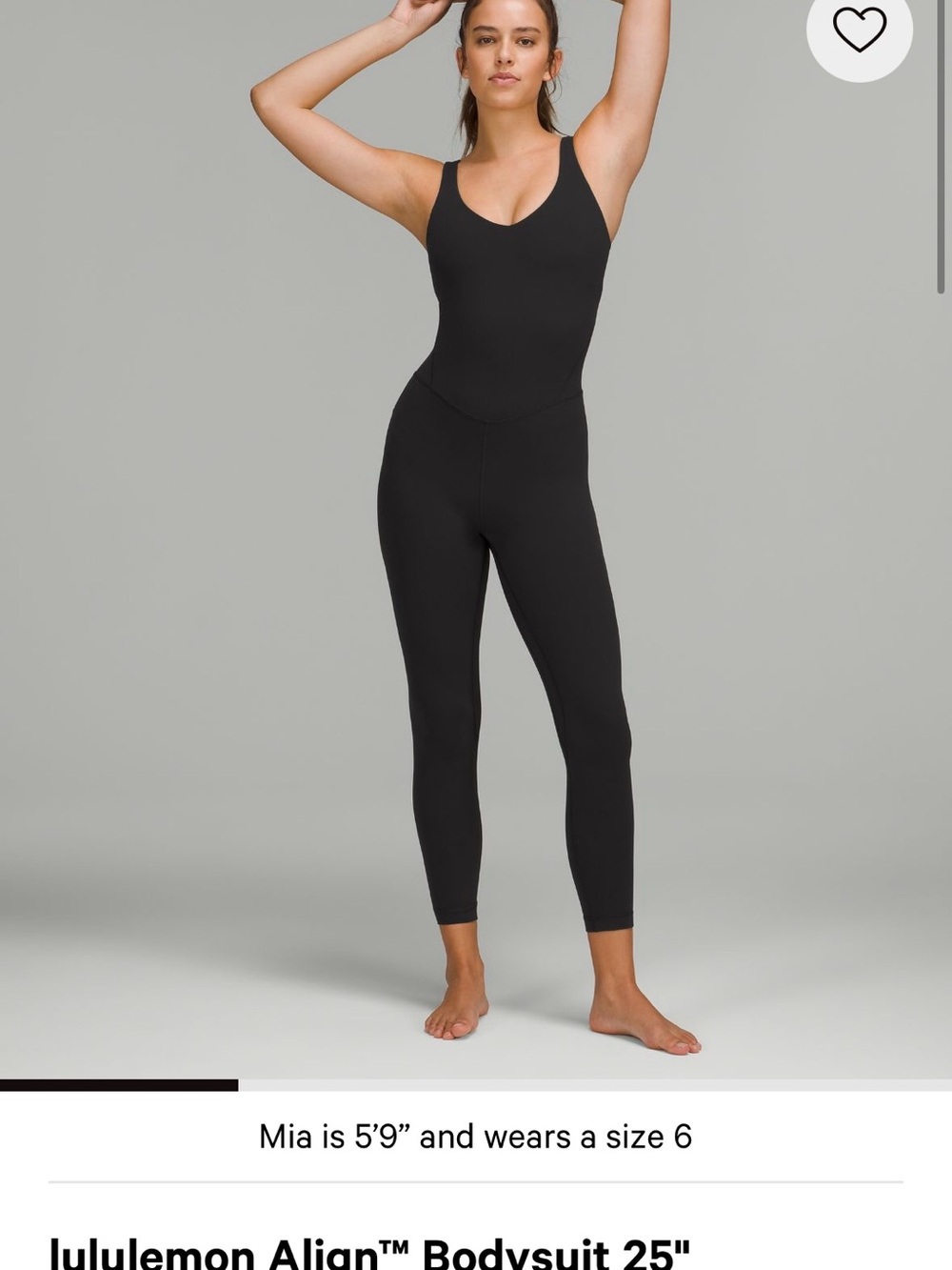 lululemon athletica Black Align™ One-Piece Jumpsuit
